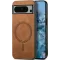 Phonesta Retro Vegan Leather MagSafe Back Cover hoesje voor Google Pixel 9 Pro XL - Bruin