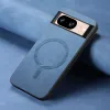 Phonesta Retro Vegan Leather MagSafe Back Cover hoesje voor Google Pixel 9 / 9 Pro - Blauw 2