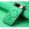 Phonesta Retro Vegan Leather MagSafe Back Cover hoesje voor Google Pixel 9 / 9 Pro - Groen 2