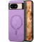 Phonesta Retro Vegan Leather MagSafe Back Cover hoesje voor Google Pixel 9 / 9 Pro - Paars
