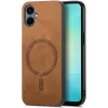 Phonesta Retro Vegan Leather MagSafe Back Cover hoesje voor Samsung Galaxy A06 4G/5G - Bruin