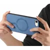 Phonesta Retro Vegan Leather MagSafe Back Cover hoesje voor Apple iPhone 17e/16e - Blauw 2