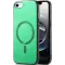 Phonesta Retro Vegan Leather MagSafe Back Cover hoesje voor Apple iPhone 17e/16e - Groen