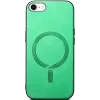 Phonesta Retro Vegan Leather MagSafe Back Cover hoesje voor Apple iPhone 17e/16e - Groen 1