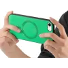 Phonesta Retro Vegan Leather MagSafe Back Cover hoesje voor Apple iPhone 17e/16e - Groen 2