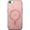 Phonesta Retro Vegan Leather MagSafe Back Cover hoesje voor Apple iPhone 17e/16e - Roze 1