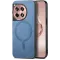 Phonesta Retro Vegan Leather MagSafe Back Cover hoesje voor OnePlus 12R - Blauw