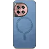 Phonesta Retro Vegan Leather MagSafe Back Cover hoesje voor OnePlus 12R - Blauw 2