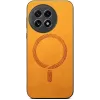Phonesta Retro Vegan Leather MagSafe Back Cover hoesje voor OnePlus 13 - Oranje 2