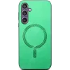 Phonesta Retro Vegan Leather MagSafe Back Cover hoesje voor Samsung Galaxy S24 FE - Groen 2