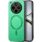 Phonesta Retro Vegan Leather MagSafe Back Cover hoesje voor Oppo Find X8 Pro - Groen
