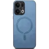 Phonesta Retro Vegan Leather MagSafe Back Cover hoesje voor Oppo Reno13 Pro - Blauw 2