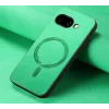 Phonesta Retro Vegan Leather MagSafe Back Cover hoesje voor Google Pixel 9a - Groen 4