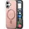 Phonesta Retro Vegan Leather MagSafe Back Cover hoesje voor Apple iPhone 16 Plus - Roze