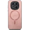 Phonesta Retro Vegan Leather MagSafe Back Cover hoesje voor Xiaomi Redmi Note 14 Pro Plus - Roze 3