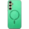 Phonesta Retro Vegan Leather MagSafe Back Cover hoesje voor Samsung Galaxy A36/A56 - Groen 2