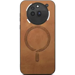 Phonesta Retro Vegan Leather MagSafe Back Cover hoesje voor Nothing Phone (3a) Pro - Bruin