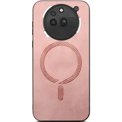 Phonesta Retro Vegan Leather MagSafe Back Cover hoesje voor Nothing Phone (3a) Pro - Roze