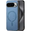 Phonesta Retro Vegan Leather MagSafe Back Cover hoesje voor Google Pixel 10 Pro XL - Blauw