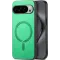 Phonesta Retro Vegan Leather MagSafe Back Cover hoesje voor Google Pixel 10 Pro XL - Groen