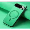 Phonesta Retro Vegan Leather MagSafe Back Cover hoesje voor Google Pixel 10 Pro XL - Groen 4