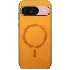 Phonesta Retro Vegan Leather MagSafe Back Cover hoesje voor Google Pixel 10 / 10 Pro - Oranje 2