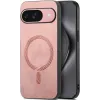 Phonesta Retro Vegan Leather MagSafe Back Cover hoesje voor Google Pixel 10 / 10 Pro - Roze