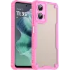 Phonesta Shockproof Armor Back Cover hoesje voor Motorola Moto G35 - Roze