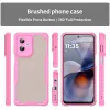 Phonesta Shockproof Armor Back Cover hoesje voor Motorola Moto G55 - Roze 2