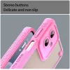 Phonesta Shockproof Armor Back Cover hoesje voor Motorola Moto G55 - Roze 6