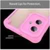 Phonesta Shockproof Armor Back Cover hoesje voor Motorola Moto G55 - Roze 7