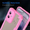 Phonesta Shockproof Armor Back Cover hoesje voor Motorola Moto G55 - Roze 8