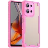 Phonesta Shockproof Armor Back Cover hoesje voor Motorola Moto G75 - Roze