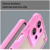 Phonesta Shockproof Armor Back Cover hoesje voor Motorola Moto G75 - Roze 6