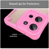Phonesta Shockproof Armor Back Cover hoesje voor Motorola Moto G75 - Roze 7
