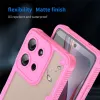 Phonesta Shockproof Armor Back Cover hoesje voor Motorola Moto G75 - Roze 8