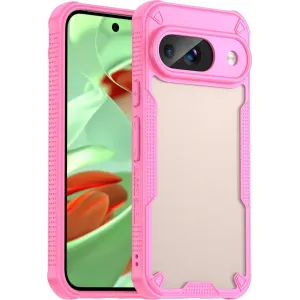 Phonesta Shockproof Armor Back Cover hoesje voor Google Pixel 9 - Roze