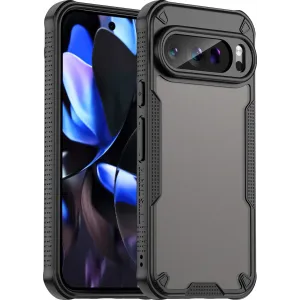 Phonesta Shockproof Armor Back Cover hoesje voor Google Pixel 9 Pro - Zwart
