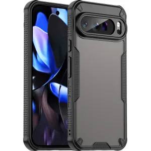 Phonesta Shockproof Armor Back Cover hoesje voor Google Pixel 9 Pro XL - Zwart