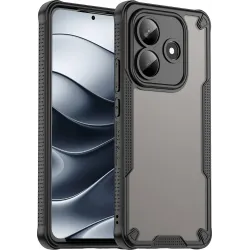 Phonesta Shockproof Armor Back Cover hoesje voor Xiaomi Redmi Note 14 - Zwart