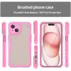 Phonesta Shockproof Armor Back Cover hoesje voor Apple iPhone 15 - Roze 2
