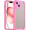 Phonesta Shockproof Armor Back Cover hoesje voor Apple iPhone 15 Plus - Roze