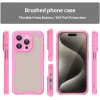 Phonesta Shockproof Armor Back Cover hoesje voor Apple iPhone 15 Pro - Roze 2