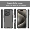 Phonesta Shockproof Armor Back Cover hoesje voor Apple iPhone 15 Pro - Zwart 2