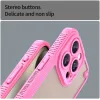 Phonesta Shockproof Armor Back Cover hoesje voor Apple iPhone 15 Pro Max - Roze 6