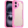 Phonesta Shockproof Armor Back Cover hoesje voor Apple iPhone 16 - Roze