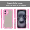 Phonesta Shockproof Armor Back Cover hoesje voor Apple iPhone 16 - Roze 2