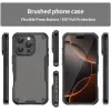 Phonesta Shockproof Armor Back Cover hoesje voor Apple iPhone 16 Pro - Zwart 2