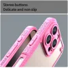 Phonesta Shockproof Armor Back Cover hoesje voor Apple iPhone 16 Pro Max - Roze 6
