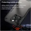 Phonesta Shockproof Armor Back Cover hoesje voor Apple iPhone 16 Pro Max - Zwart 4